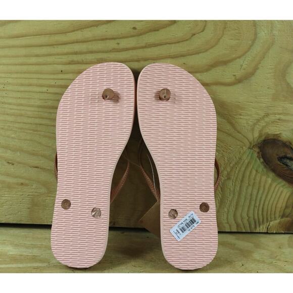New Havaianas Flip Flops 11/12 Rose Ballet Pink 43/44 - Picture 2 of 3